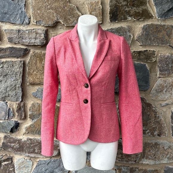 Boden British Tweed Blazer By Moon US Size 4R - Picture 7 of 14